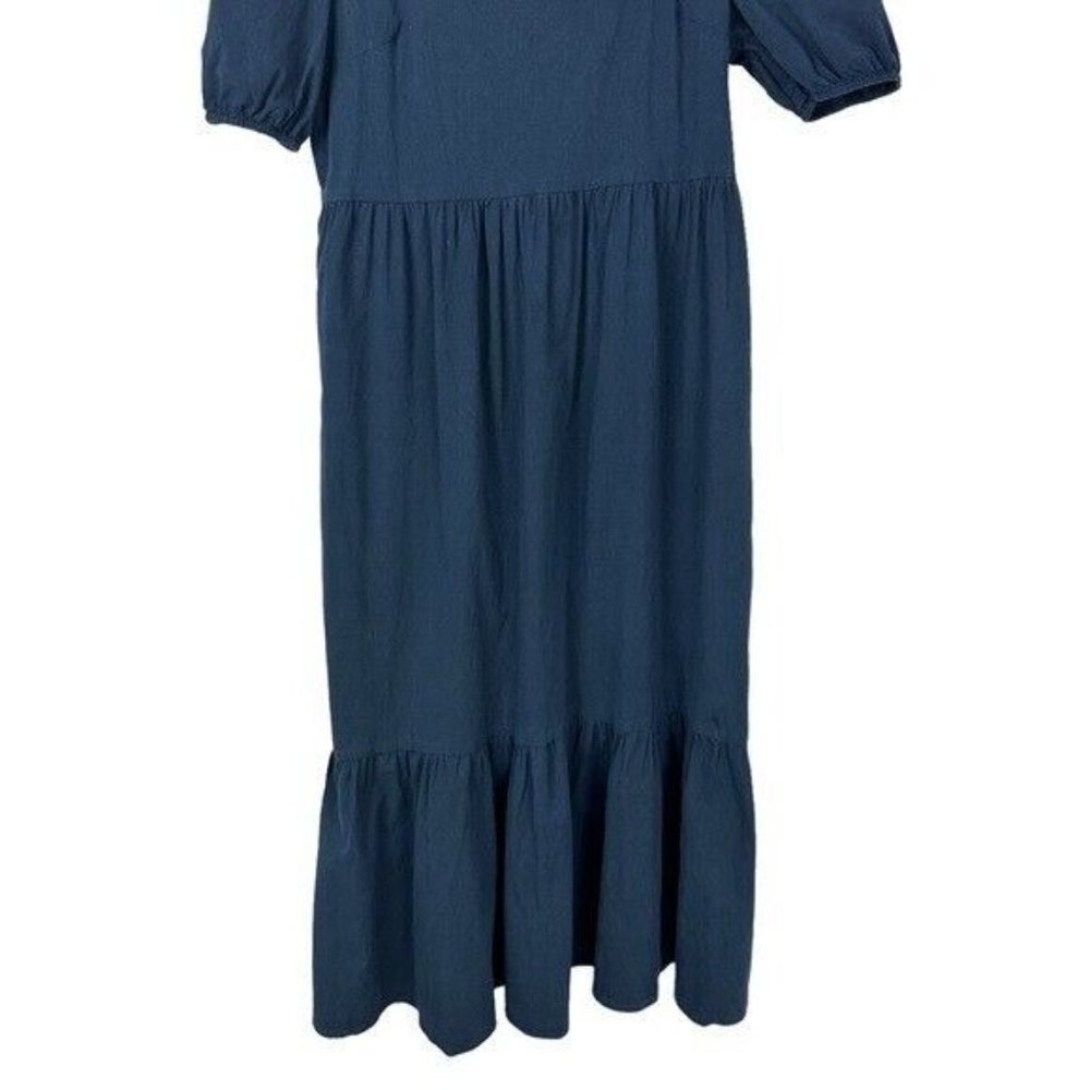Mod REF THE ZARIA DRESS NAVY SQUARE NECK SIZE SMALL STYLE DR2436 - Picture 7 of 13